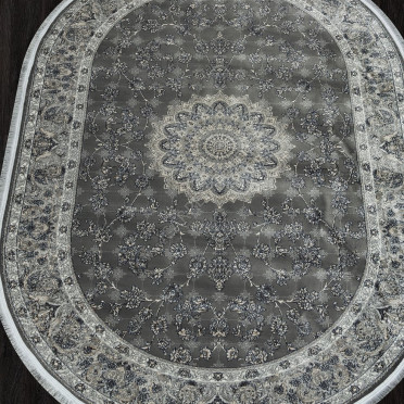 Ковер 752065 - 000 - Овал - коллекция KASHAN