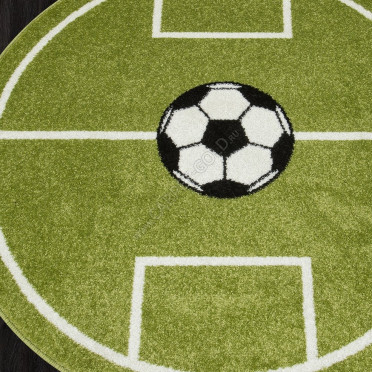 Ковер NC11 - GREEN - Круг - коллекция SMILE