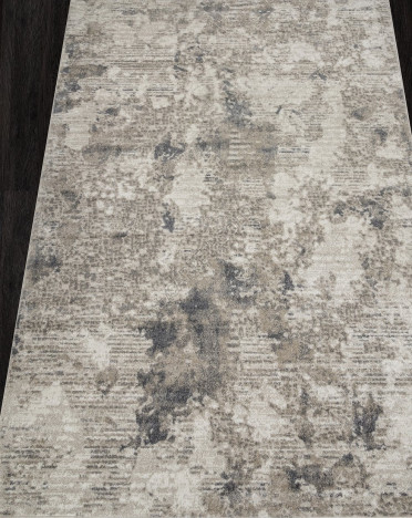 Ковер российский F152 TORNADO (Фризе, бежевый, серый)