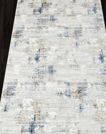 Ковер турецкий DA492-635 ANTEP (Полиэстер, серый, голубой)