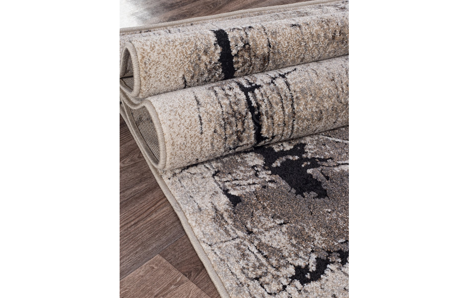 Ковер 4870 - BEIGE-BLACK коллекция IBIZA