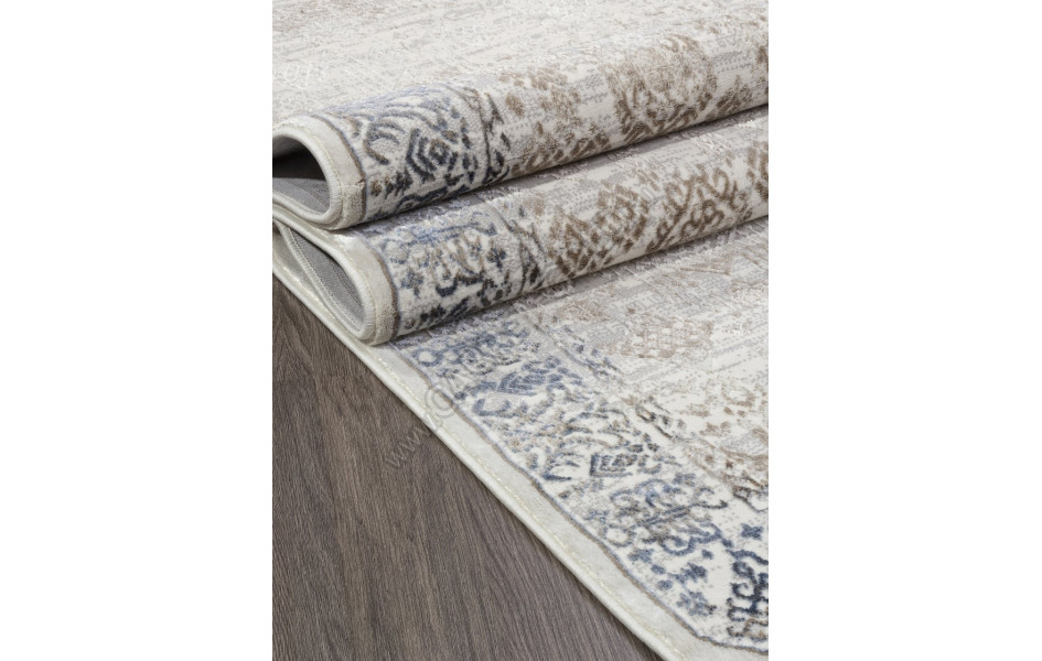 Ковер 07402A - L.BLUE FDY / CREAM FDY - Прямоугольник - коллекция ASADU