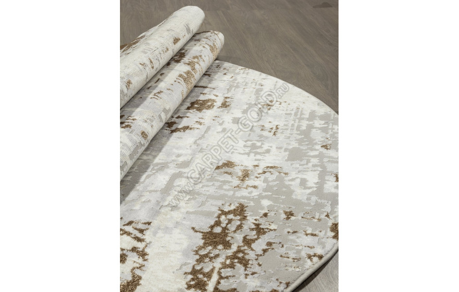 Ковер F284 - BEIGE-GREEN - Овал - коллекция PALERMO