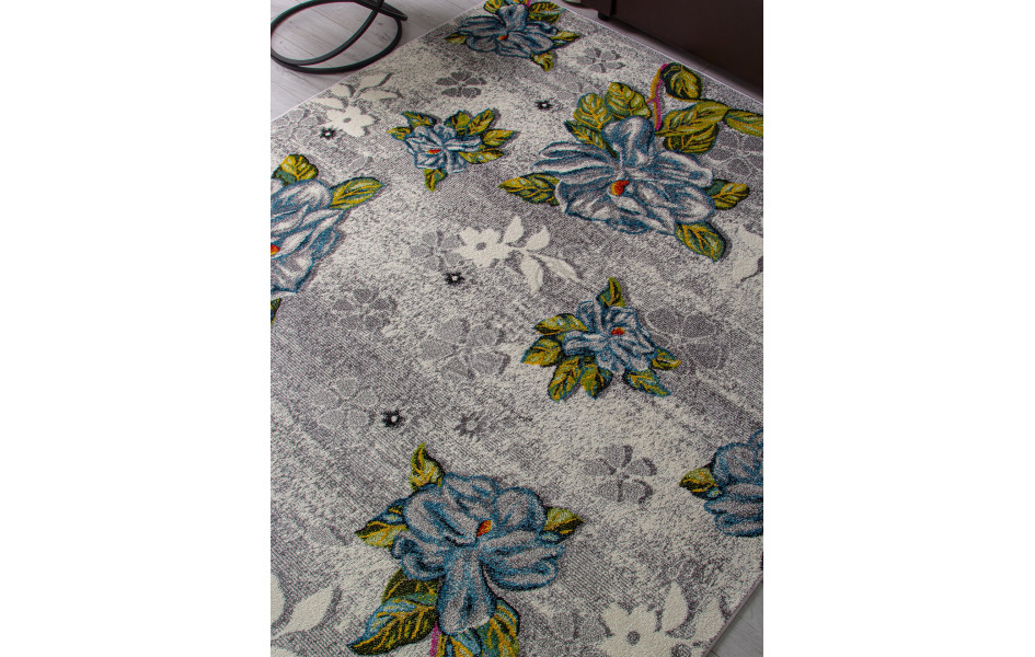 Ковер комнатный на пол AC44 GRAY